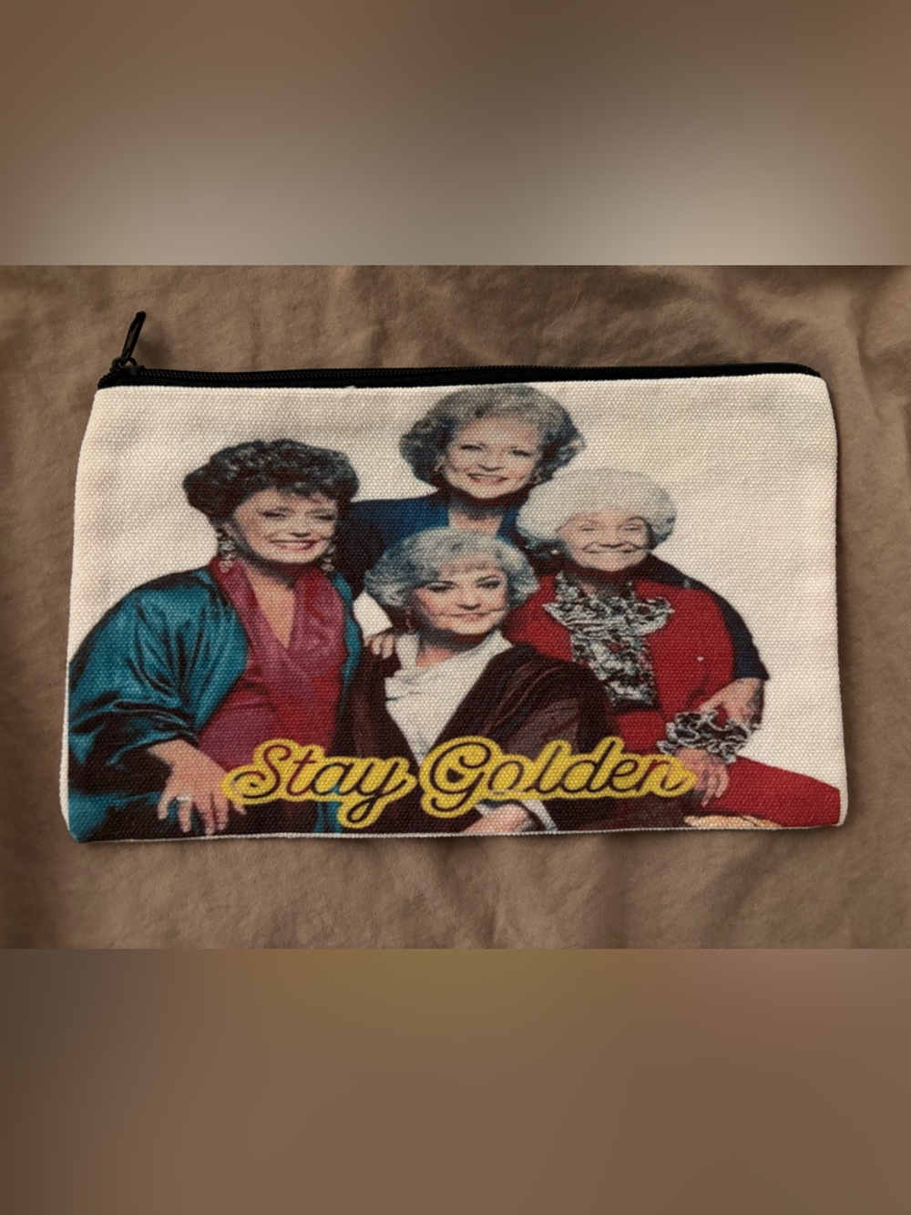 The Golden Girls “Stay Golden” Zip Pouch